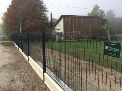 Fourniture & pose clôture en Panneau Rigide à ST MEDARD EN JALLES (33)