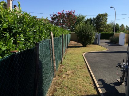 Fourniture & pose clôture en Béton Forêt à BLAYE (33)